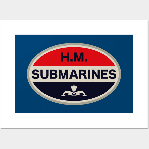 HM Submarines - Royal Navy Submarine Service Wall Art by Firemission45